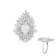 Anello in argento con Opale di Welo (MONOSONO COLLECTION)