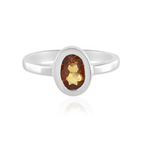 Anello in argento con Zircone Mandarino