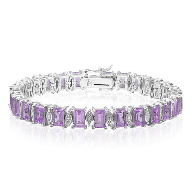 Bracciale in argento con Ametista