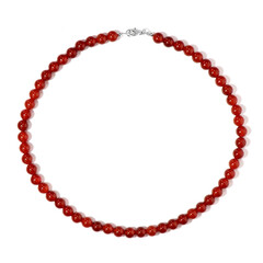 Collana in argento con Onice Rossa