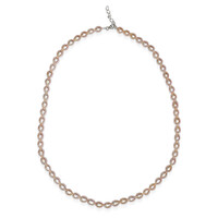 Collana in argento con Perla di Acqua Dolce (TPC)