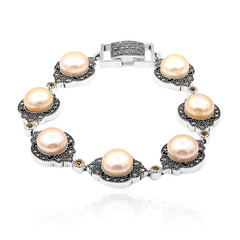 Bracciale in argento con Perla di Acqua Dolce (Annette classic)