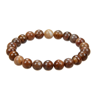 Bracciale con Legno Fossile