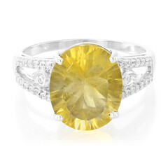 Anello in argento con Fluorite di Cumbria