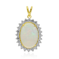 Ciondolo in oro con Opale di Welo (Adela Gold)