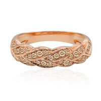 Anello in oro con Diamante Rose de France SI1 di Argyle