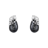 Orecchini in argento con Ambra Baltica