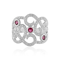 Anello in argento con Rubellite (de Melo)