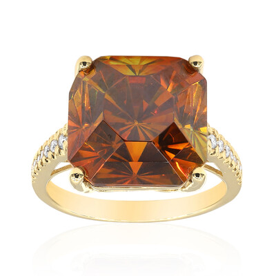 Anello in oro con Sfalerite (CIRARI)