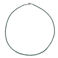 Collana in argento con Malachite