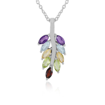 Collana in argento con Ametista Zambiana