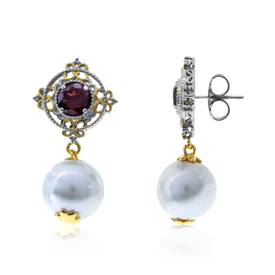 Orecchini in argento con Perla di Acqua Dolce (Dallas Prince Designs)