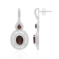 Orecchini in argento con Granato