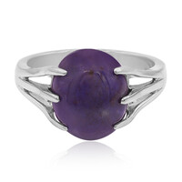Anello in argento con Giada della Turchia