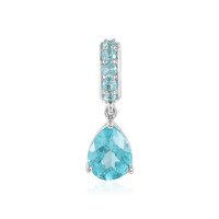 Ciondolo in argento con Apatite Blu