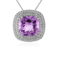 Collana in argento con Ametista Rose de France
