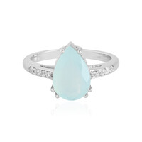 Anello in argento con Opale Paraiba