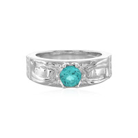 Anello in argento con Apatite Blu