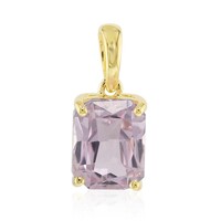 Ciondolo in oro con Kunzite
