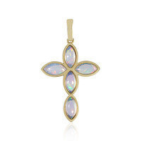 Ciondolo in argento con Opale di Welo
