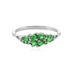 Anello in argento con Tsavorite