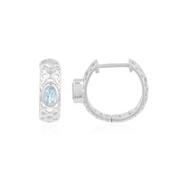 Orecchini in argento con Acquamarina