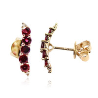 Orecchini in oro con Spinello Rosso