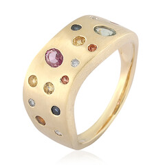 Anello in oro con Zaffiro Rosa (de Melo)
