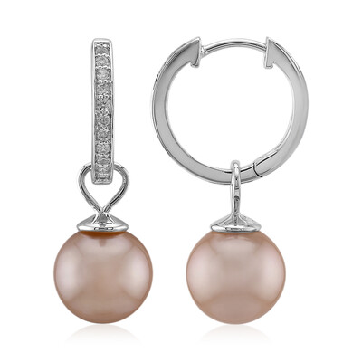 Orecchini in argento con Perla Ming (TPC)