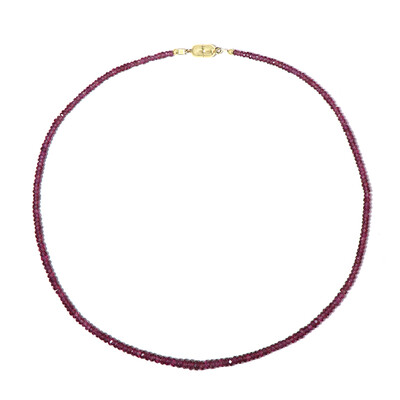 Collana in argento con Granato Magenta