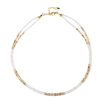 Collana in argento con Zircone Fancy