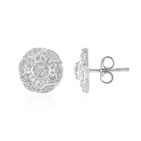 Orecchini in argento con Diamante I2 (I)