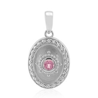 Ciondolo in argento con Tormalina Rosa Brasiliana (Pallanova)