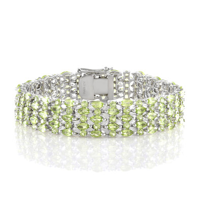 Bracciale in argento con Peridoto