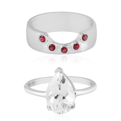 Anello in argento con Danburite (de Melo)