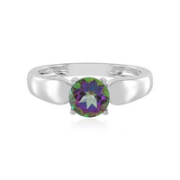 Anello in argento con Topazio Mistico
