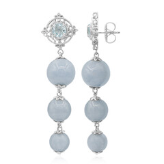 Orecchini in argento con Angelite (Dallas Prince Designs)