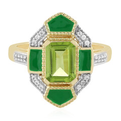 Anello in argento con Peridoto