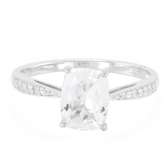 Anello in argento con Goshenite