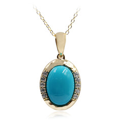 Collana in argento con Turchese Sleeping Beauty (Faszination Türkis)