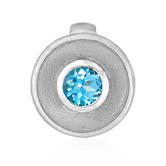 Ciondolo in argento con Topazio Blu Svizzero