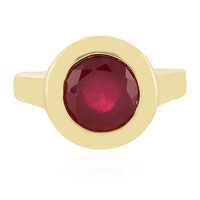 Anello in argento con Rubino del Madagascar