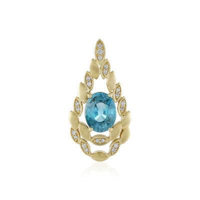 Ciondolo in oro con Zircone Ratanakiri (de Melo)