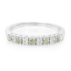 Anello in argento con Demantoide