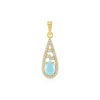 Ciondolo in argento con Larimar