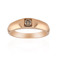 Anello in oro con Diamante Rose de France SI1 di Argyle