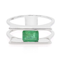 Anello in argento con Smeraldo Sao Francisco
