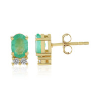 Orecchini in argento con Smeraldo Russo
