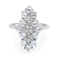 Anello in argento con Acquamarina