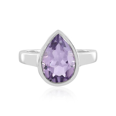 Anello in argento con Ametista Rose de France (MONOSONO COLLECTION)